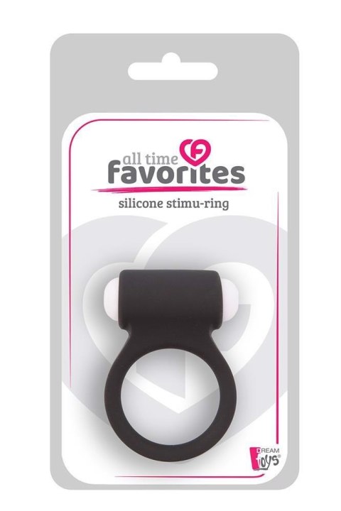 ALL TIME FAVORITES SILICONE STIMU-RING BLACK ALL TIME FAVORITES SILICONE STIMU-RING BLACK