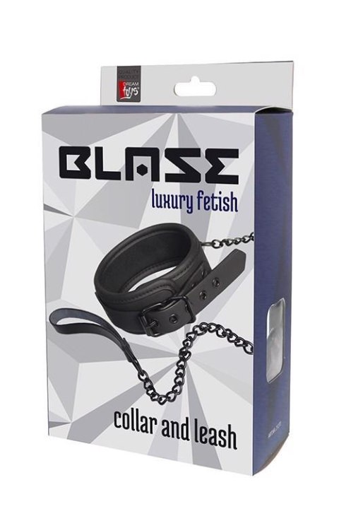 BLAZE COLLAR AND LEASH BLACK BLAZE COLLAR AND LEASH BLACK