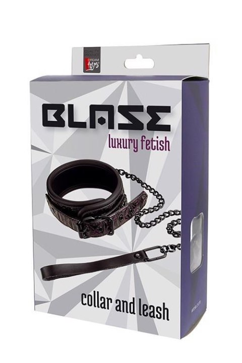 BLAZE COLLAR AND LEASH PURPLE BLAZE COLLAR AND LEASH PURPLE