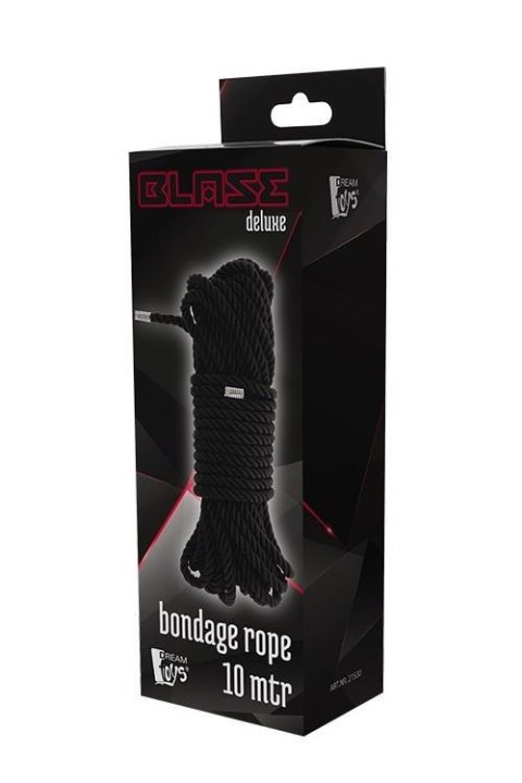 BLAZE DELUXE BONDAGE ROPE 10M BLACK BLAZE DELUXE BONDAGE ROPE 10M BLACK