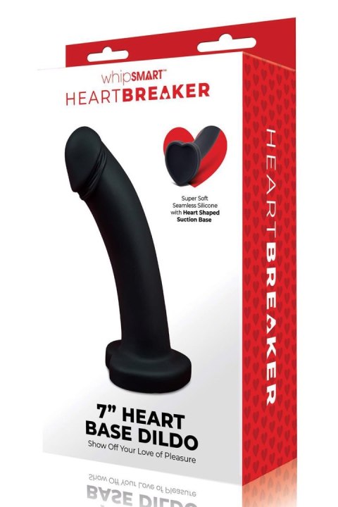 HEARTBREAKER 7INCH SILICONE DILDO HEART BASE HEARTBREAKER 7INCH SILICONE DILDO HEART BASE