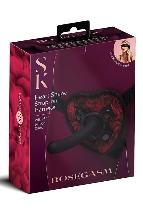 SECRET KISSES ROSEGASM STRAP-ON HARNESS WITH G-SPOT DILDO SECRET KISSES ROSEGASM STRAP-ON HARNESS WITH G-SPOT DILDO