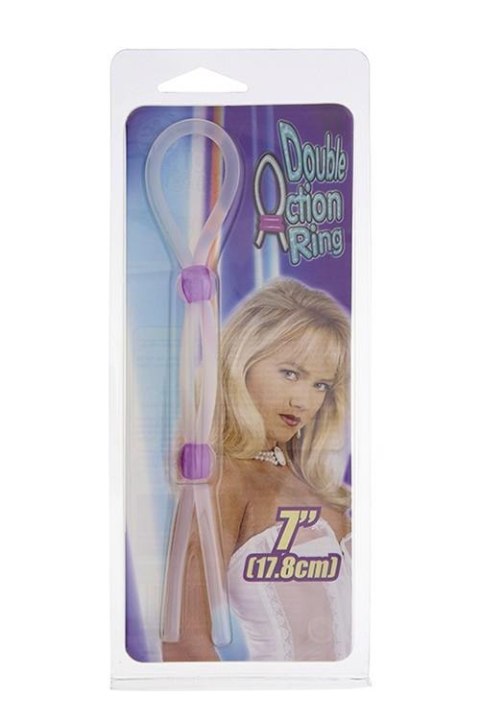 SILICONE LASSO COCK RING DUAL BEADS SILICONE LASSO COCK RING DUAL BEADS