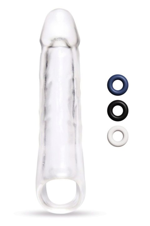 SIZE UP CLEAR VIEW PENIS EXTENDER WITH BALL LOOP EXTRA GIRTHY SIZE UP CLEAR VIEW PENIS EXTENDER WITH BALL LOOP EXTRA GIRTHY