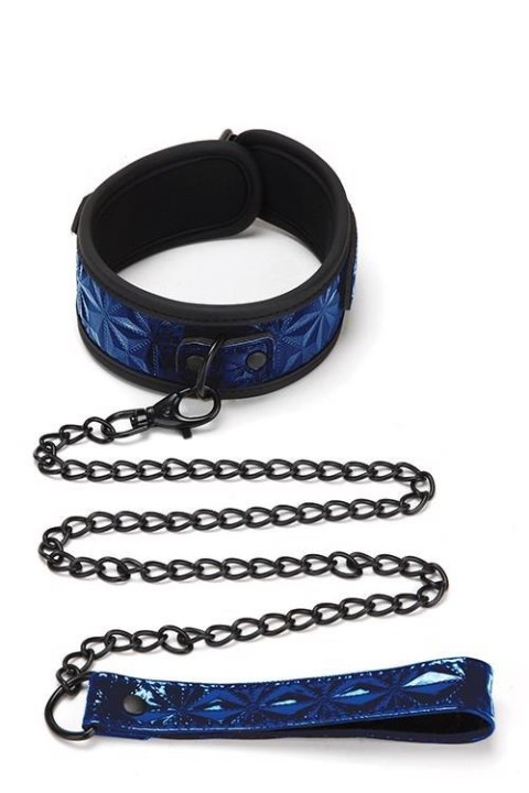 WHIPSMART DIAMOND COLLAR AND LEASH BLUE WHIPSMART DIAMOND COLLAR AND LEASH BLUE