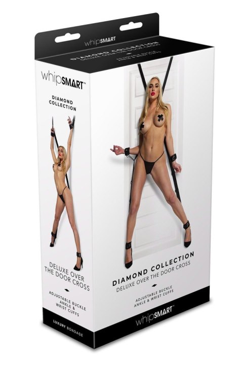 WHIPSMART DIAMOND OVER THE DOOR CROSS BLACK WHIPSMART DIAMOND OVER THE DOOR CROSS BLACK