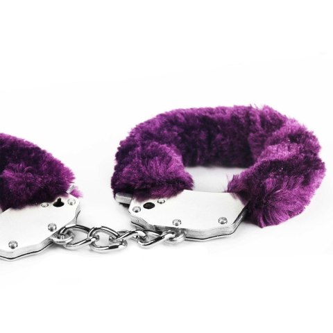 Fetish Pleasure Fluffy Handcuffs Purple Fetish Pleasure Fluffy Handcuffs Purple