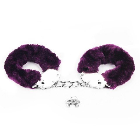 Fetish Pleasure Fluffy Handcuffs Purple Fetish Pleasure Fluffy Handcuffs Purple