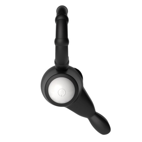 Power Clit Silicone Cockring Black Power Clit Silicone Cockring Black