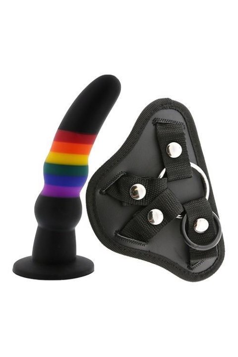 COLOURFUL LOVE STRAP ON SOLID DILDO COLOURFUL LOVE STRAP ON SOLID DILDO