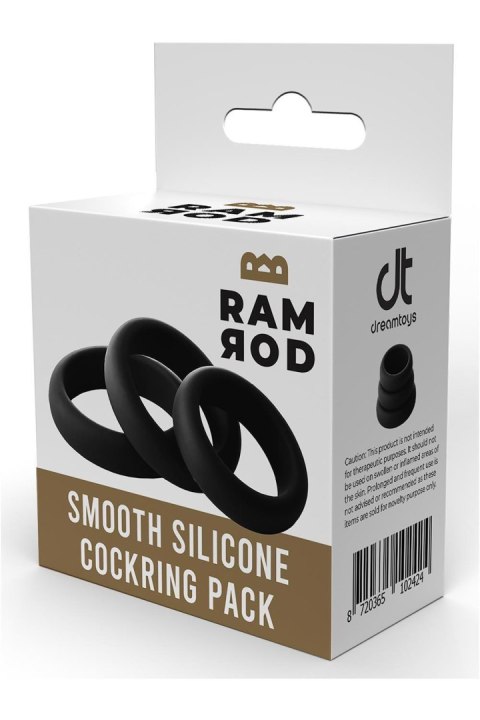 RAMROD SMOOTH SILICONE COCKRING PACK RAMROD SMOOTH SILICONE COCKRING PACK
