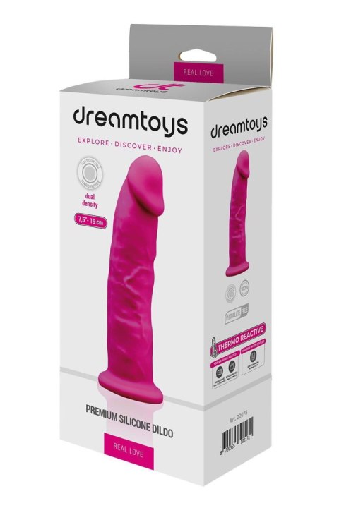 REAL LOVE DILDO 7.5INCH FUCHSIA REAL LOVE DILDO 7.5INCH FUCHSIA