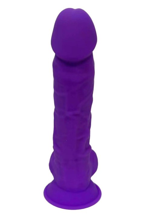 REAL LOVE DILDO WITH BALLS 7INCH PURPLE REAL LOVE DILDO WITH BALLS 7INCH PURPLE