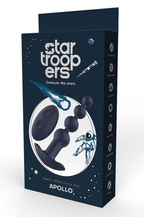 STAR TROOPER APOLLO REMOTE VIBRATING ANAL BEAD STAR TROOPER APOLLO REMOTE VIBRATING ANAL BEAD