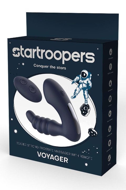 STAR TROOPER VOYAGER PROSTATE MASSAGER WITH REMOTE STAR TROOPER VOYAGER PROSTATE MASSAGER WITH REMOTE
