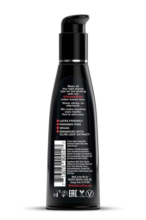 WICKED AQUA STRAWBERRY FLAVORED 120ML WICKED AQUA STRAWBERRY FLAVORED 120ML