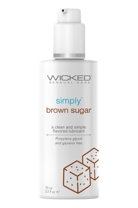 WICKED SIMPLY LUBRICANT BROWN SUGAR 70ML WICKED SIMPLY LUBRICANT BROWN SUGAR 70ML
