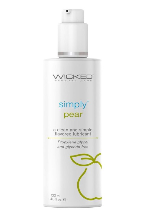 WICKED SIMPLY LUBRICANT PEAR 120ML WICKED SIMPLY LUBRICANT PEAR 120ML