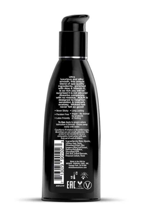 WICKED ULTRA SILICONE LUBRICANT 60ML WICKED ULTRA SILICONE LUBRICANT 60ML