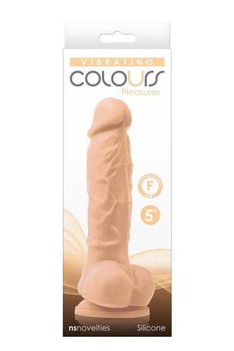 COLOURS PLEASURES VIBE 5" DILDO FLESH COLOURS PLEASURES VIBE 5" DILDO FLESH