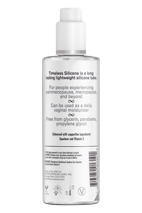 WICKED SIMPLY TIMELESS SILICONE LUBRICANT 120ML WICKED SIMPLY TIMELESS SILICONE LUBRICANT 120ML