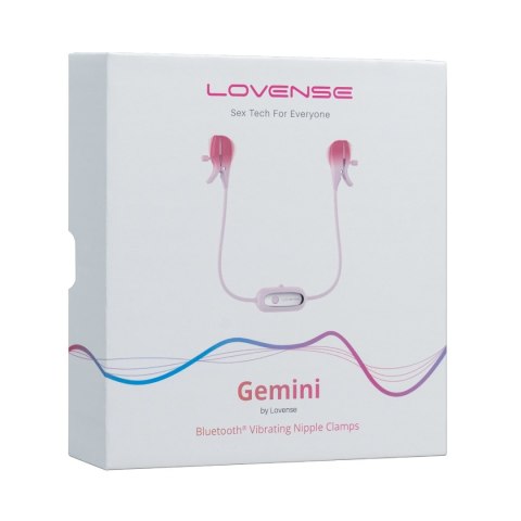 Lovense Gemini - Zaciski Na Sutki Sterowane Smartfonem