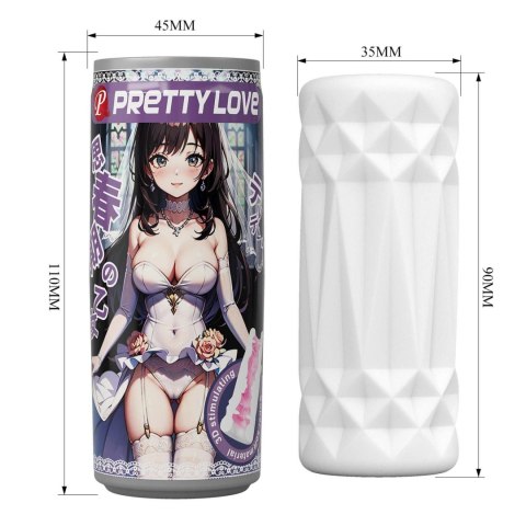 PRETTY LOVE - Masturbator, Super soft material TPR /ABS PRETTY LOVE - Masturbator, Super soft material TPR /ABS