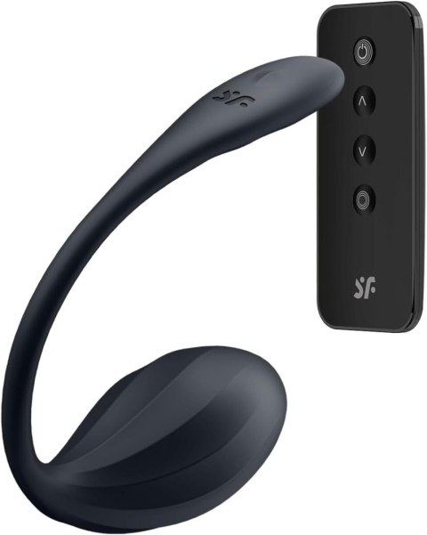 Wibrujące jajeczko Ribbed Petal black Connect App Wibrujące jajeczko Ribbed Petal black Connect App