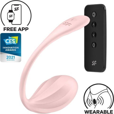 Wibrujące jajeczko Ribbed Petal rose Connect App Wibrujące jajeczko Ribbed Petal rose Connect App