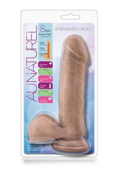 AU NATUREL 8INCH SENSA FEEL DILDO LATIN AU NATUREL 8INCH SENSA FEEL DILDO LATIN