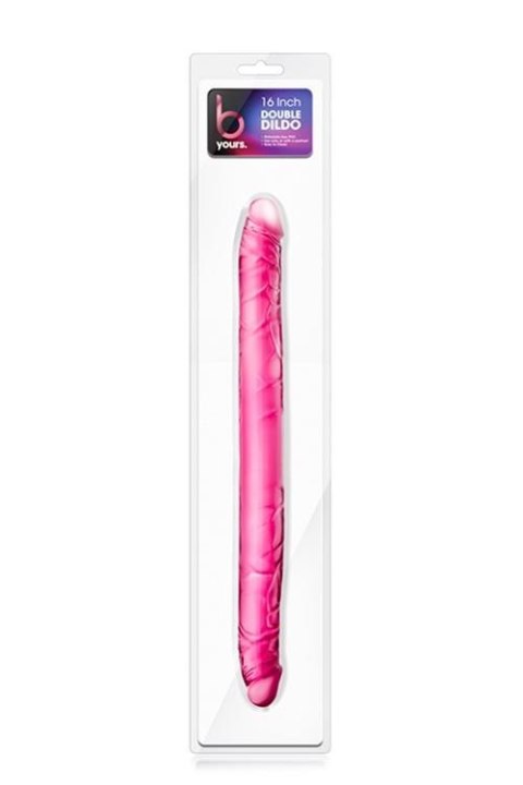 B YOURS 16INCH DOUBLE DILDO PINK B YOURS 16INCH DOUBLE DILDO PINK