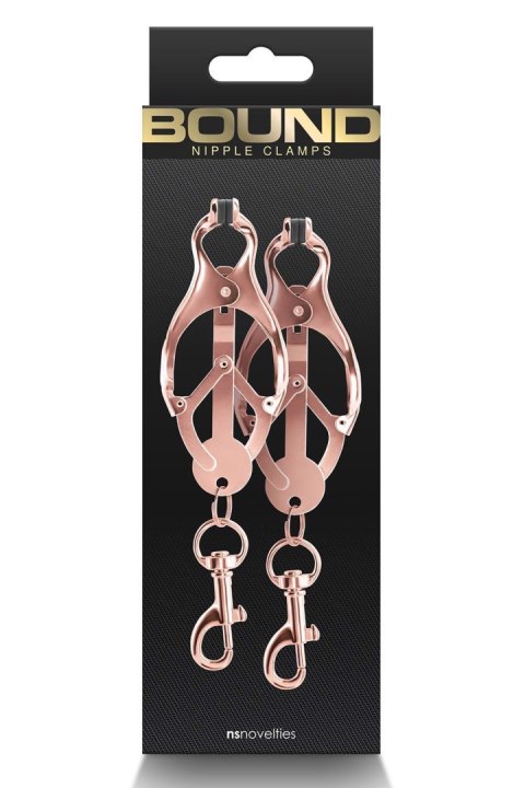 BOUND NIPPLE CLAMPS C3 ROSE GOLD BOUND NIPPLE CLAMPS C3 ROSE GOLD