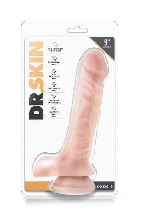 DR. SKIN COCK 9INCH COCK 1 BEIGE DR. SKIN COCK 9INCH COCK 1 BEIGE
