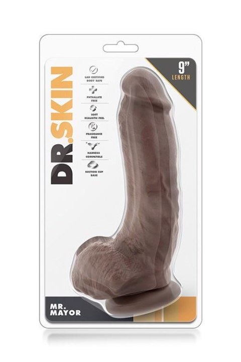 DR. SKIN REALISTIC COCK MR MAYOR 9INCH DR. SKIN REALISTIC COCK MR MAYOR 9INCH
