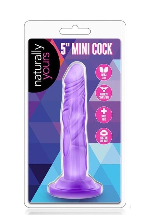 NATURALLY YOURS 5INCH MINI COCK PURPLE NATURALLY YOURS 5INCH MINI COCK PURPLE