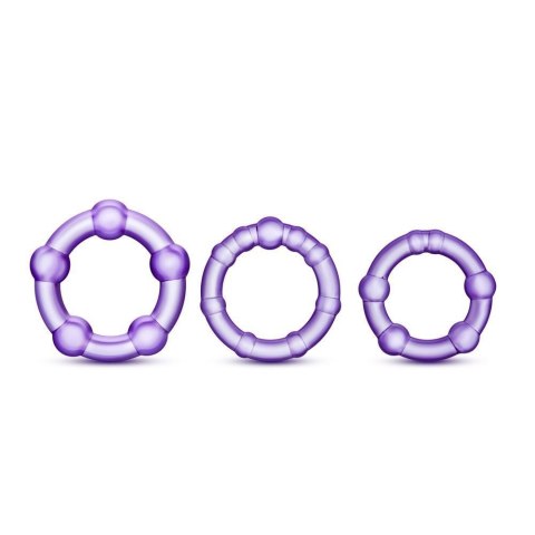 STAY HARD BEADED COCKRINGS PURPLE STAY HARD BEADED COCKRINGS PURPLE