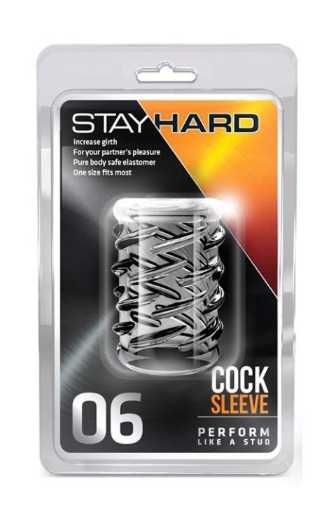 STAY HARD COCK SLEEVE 06 CLEAR STAY HARD COCK SLEEVE 06 CLEAR