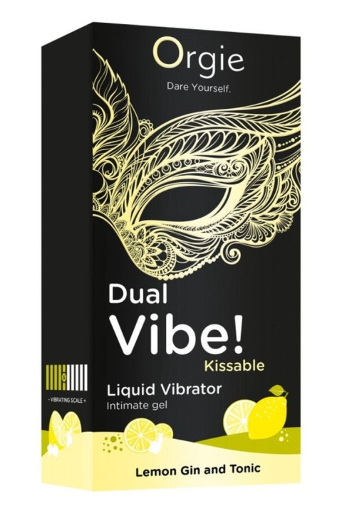 Wibrator w płynie Kissable Liquid Vibrating Lemon Gin And Tonic Wibrator w płynie Kissable Liquid Vibrating Lemon Gin And Tonic
