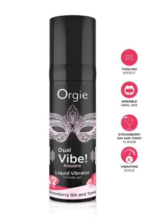 Wibrator w płynie Kissable Liquid Vibrating Strawberry Gin And Tonic Wibrator w płynie Kissable Liquid Vibrating Strawberry Gin And Tonic