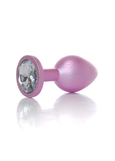 B - Series HeavyFun Plug-Jewellery Pearl Pink PLUG- Clear M B - Series HeavyFun Plug-Jewellery Pearl Pink PLUG- Clear M