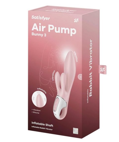 Satisfyer Air Pump Bunny 3 rose