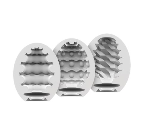 Satisfyer Masturbator Egg 3er Set Riffle,Bubble,Fierce Satisfyer Masturbator Egg 3er Set Riffle,Bubble,Fierce