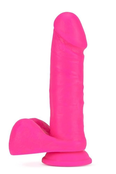 NEO ELITE 8 INCH SILICONE DUAL DENSITY COCK WITH BALLS NEON PINK NEO ELITE 8 INCH SILICONE DUAL DENSITY COCK WITH BALLS NEON PINK