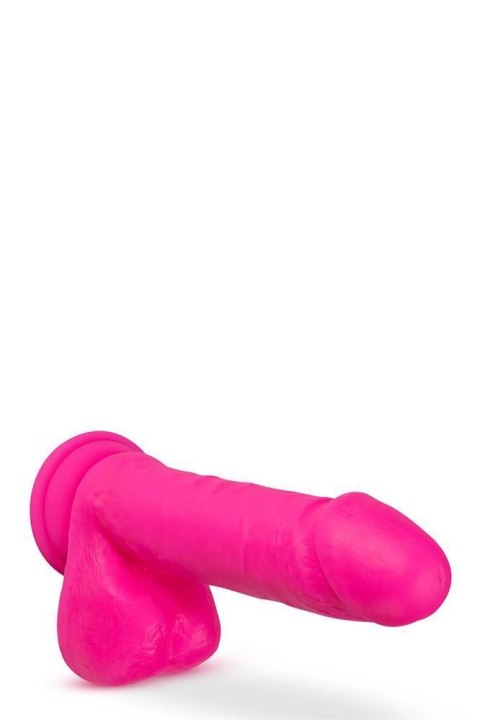 NEO ELITE 8 INCH SILICONE DUAL DENSITY COCK WITH BALLS NEON PINK NEO ELITE 8 INCH SILICONE DUAL DENSITY COCK WITH BALLS NEON PINK