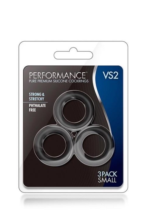 PERFORMANCE VS2 COCK RINGS SMALL BLACK PERFORMANCE VS2 COCK RINGS SMALL BLACK