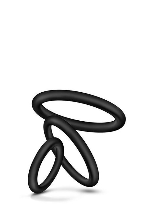 PERFORMANCE VS4 COCK RING SET BLACK PERFORMANCE VS4 COCK RING SET BLACK