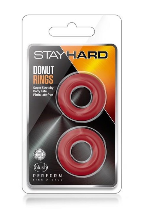 STAY HARD DONUT RINGS RED STAY HARD DONUT RINGS RED