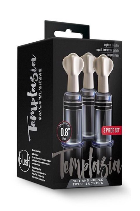 TEMPTASIA CLIT AND NIPPLE TWIST SUCKERS TEMPTASIA CLIT AND NIPPLE TWIST SUCKERS