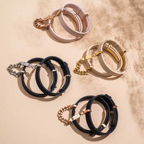 Crave ID Cuffs Pink/Rose Gold– Bransoletki Pink & Rose Gold z funkcją kajdanek Crave ID Cuffs Pink/Rose Gold– Bransoletki Pink & Rose Gold z funkcją kajdanek