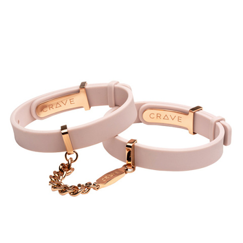 Crave ID Cuffs Pink/Rose Gold– Bransoletki Pink & Rose Gold z funkcją kajdanek Crave ID Cuffs Pink/Rose Gold– Bransoletki Pink & Rose Gold z funkcją kajdanek